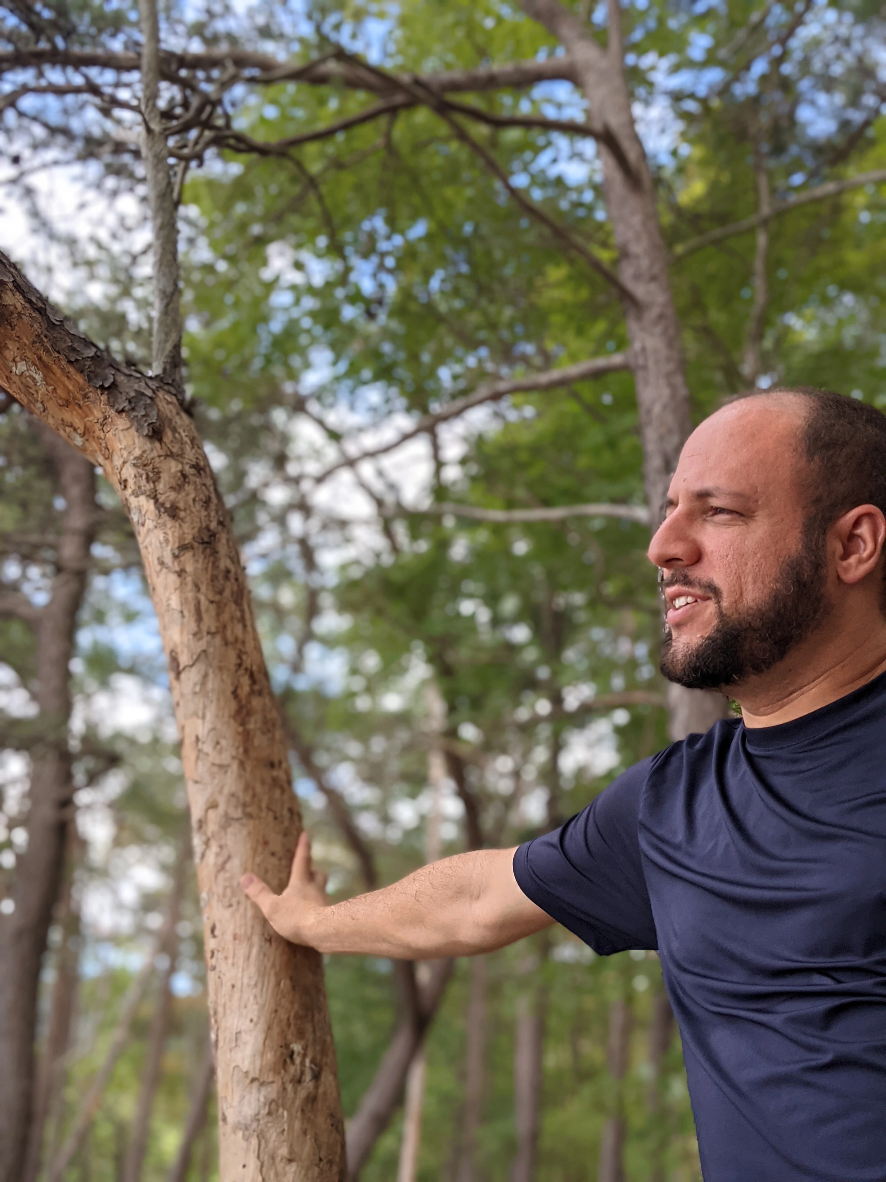 Portrait of Gal Sarid outdoors